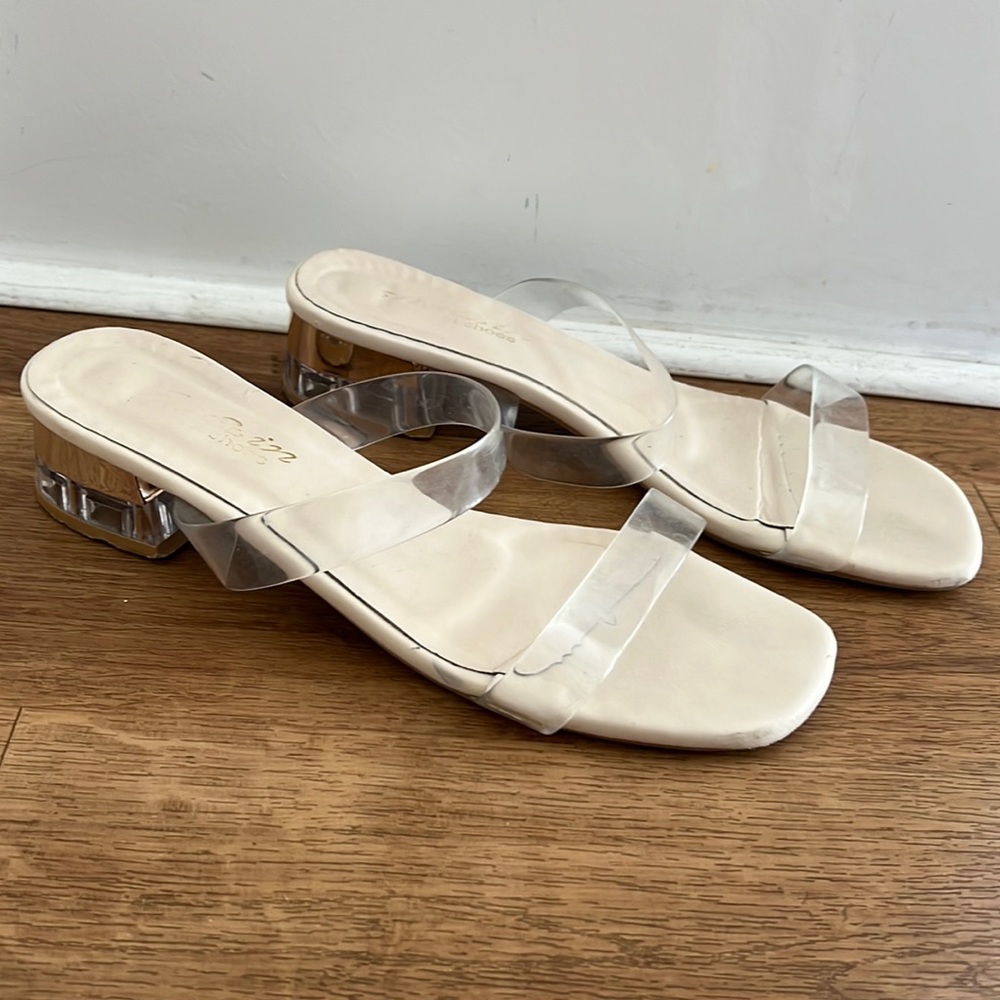 Clear 1.5 in Sandals